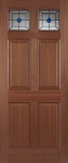 Colonial Top Light External Hardwood Door